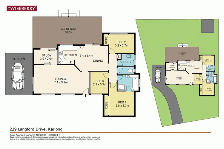 Floorplan of Homely house listing, 229 Langford Drive, Kariong NSW 2250