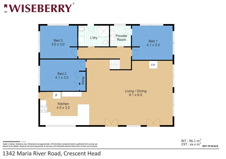Floorplan of Homely rural property listing, 1342 Maria River Road, Crescent Head NSW 2440
