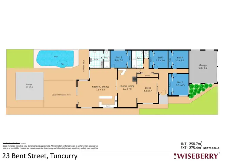 Floorplan of Homely house listing, 23 Bent Street, Tuncurry NSW 2428