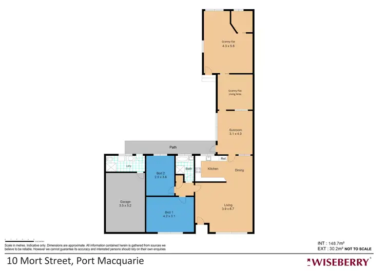 Floorplan of Homely house listing, 10 Mort Street, Port Macquarie NSW 2444