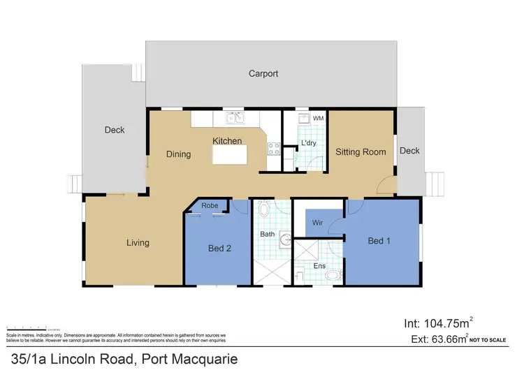 Floorplan of Homely house listing, 35/1 Lincoln Road, Port Macquarie NSW 2444