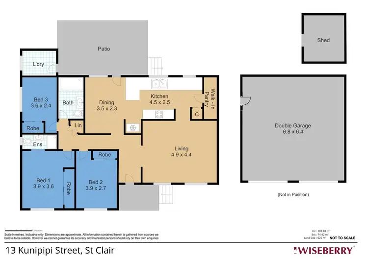 Floorplan of Homely house listing, 13 Kunipipi Street, St Clair NSW 2759