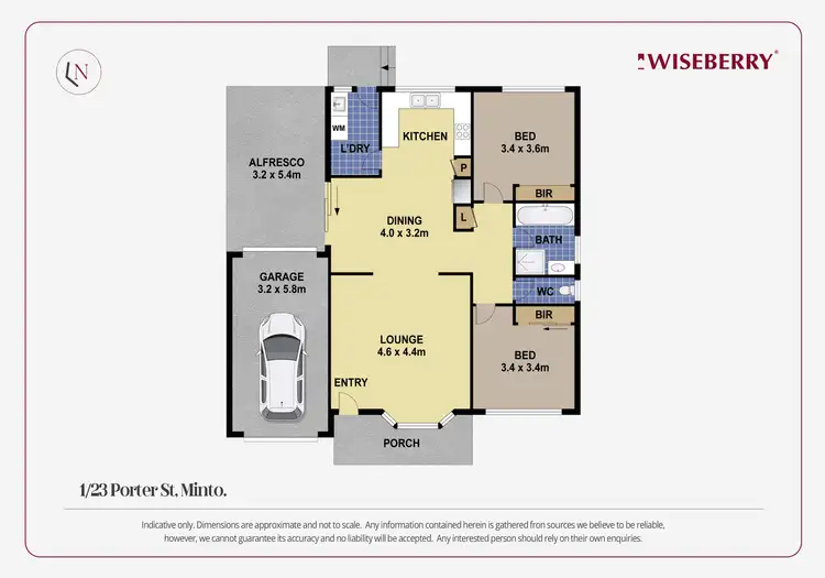 Floorplan of Homely house listing, 1/23 Porter Street, Minto NSW 2566