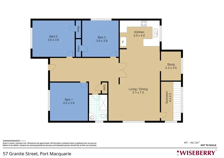 Floorplan of Homely house listing, 57 Granite Street, Port Macquarie NSW 2444