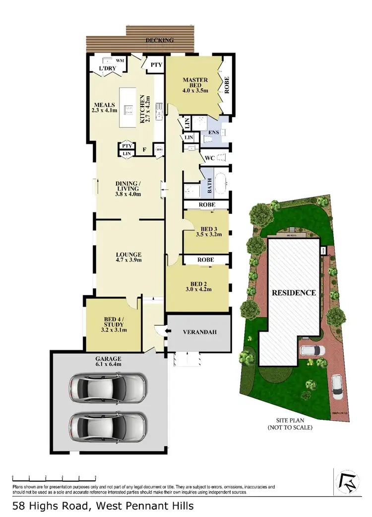 Floorplan of Homely house listing, 58 Highs Road, West Pennant Hills NSW 2125