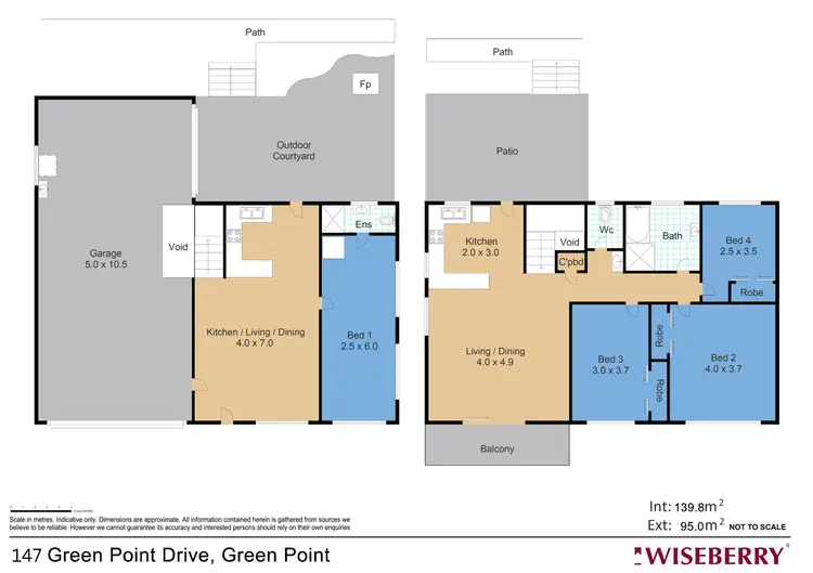 Floorplan of Homely house listing, 147 Green Point Drive, Green Point NSW 2428