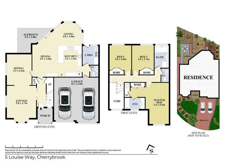 Floorplan of Homely house listing, 5 Louise Way, Cherrybrook NSW 2126