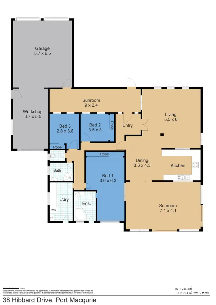 Floorplan of Homely house listing, 38 Hibbard Drive, Port Macquarie NSW 2444