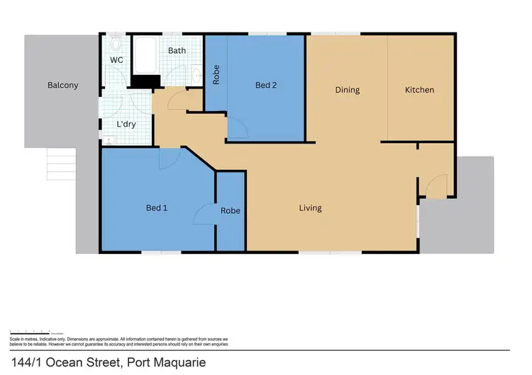 Floorplan of Homely house listing, 144/1 Ocean Street, Port Macquarie NSW 2444