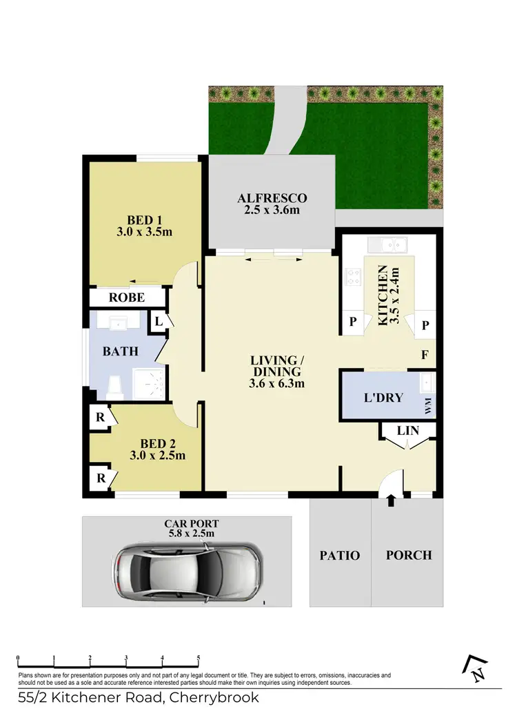 Floorplan of Homely unit listing, 55/2 Kitchener Road, Cherrybrook NSW 2126