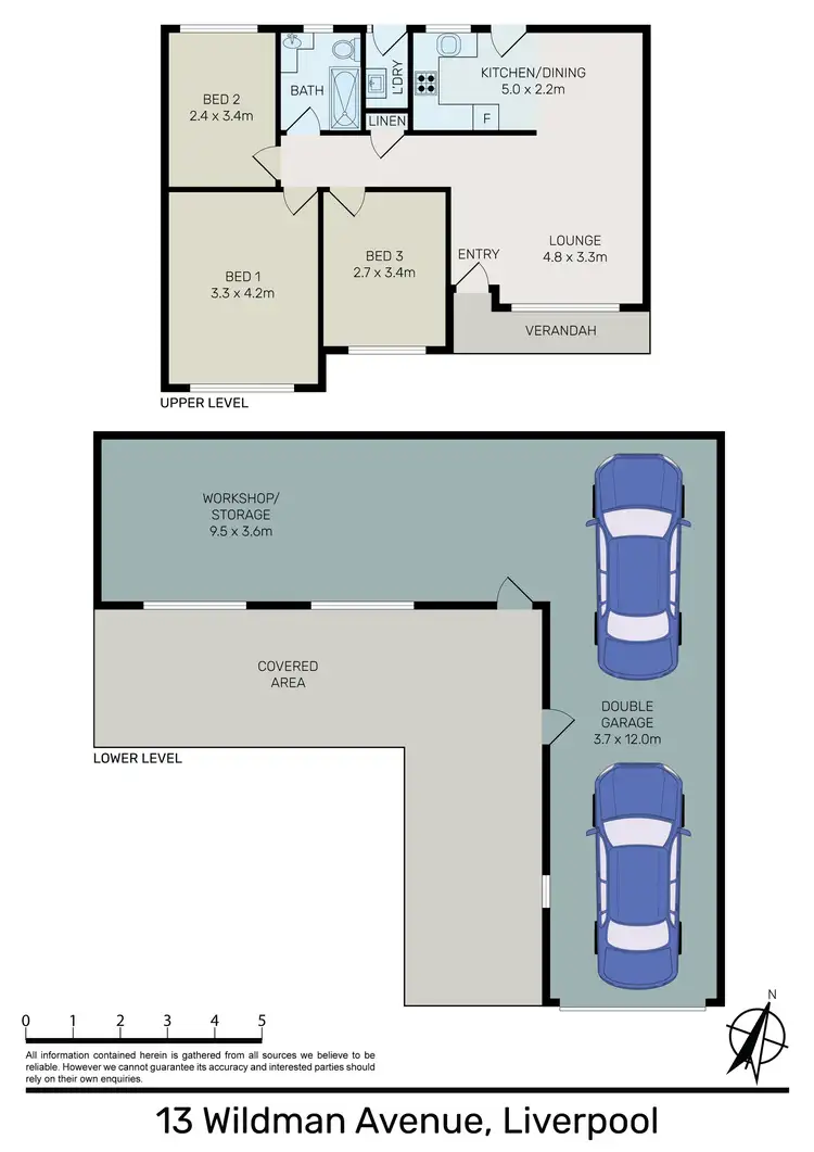 Floorplan of Homely house listing, 13 Wildman Avenue, Liverpool NSW 2170