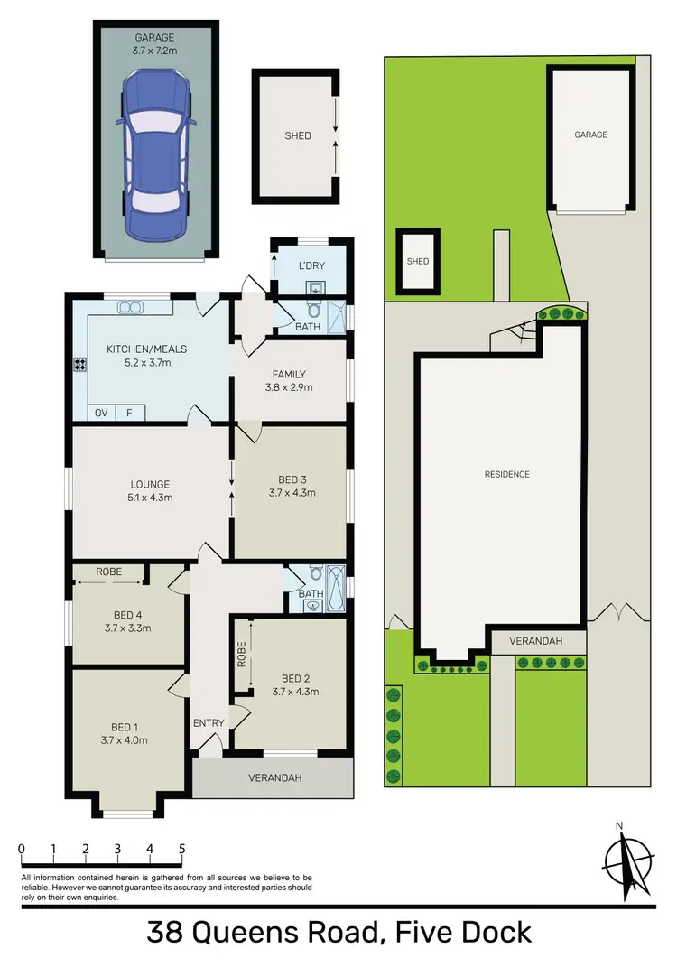 Floorplan of Homely house listing, 38 Queens Road, Five Dock NSW 2046