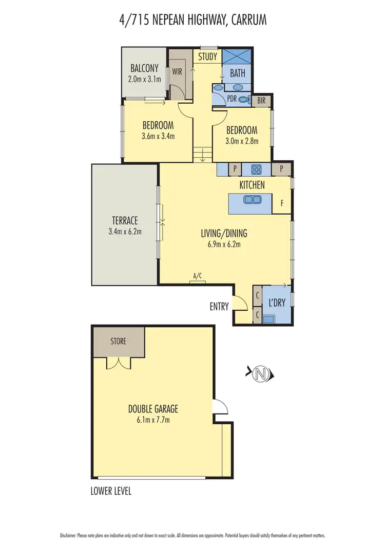 Floorplan of Homely apartment listing, 4/715 Nepean Highway, Carrum VIC 3197