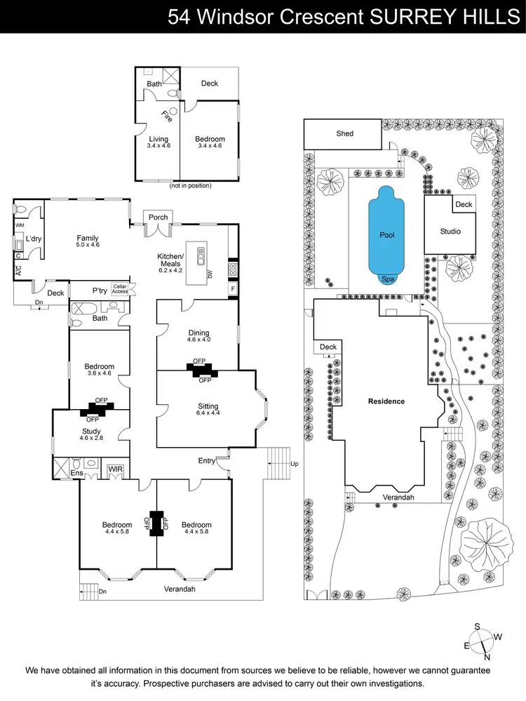 Floorplan of Homely house listing, 54 Windsor Crescent, Surrey Hills VIC 3127