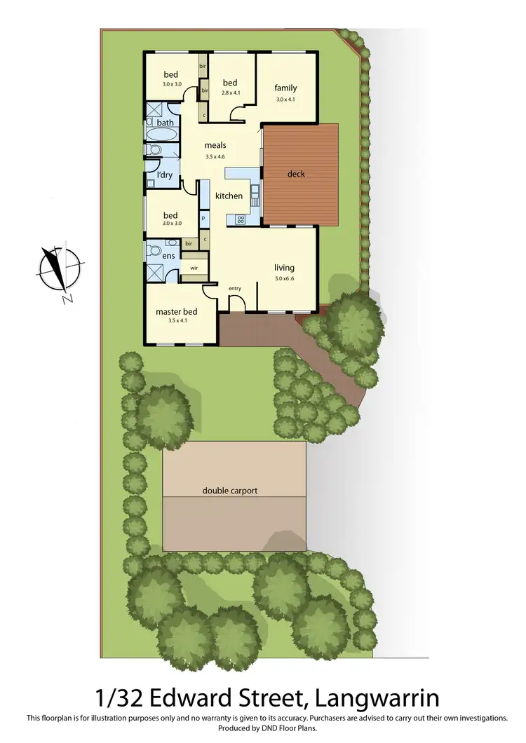 Floorplan of Homely house listing, 1/32 Edward Street, Langwarrin VIC 3910