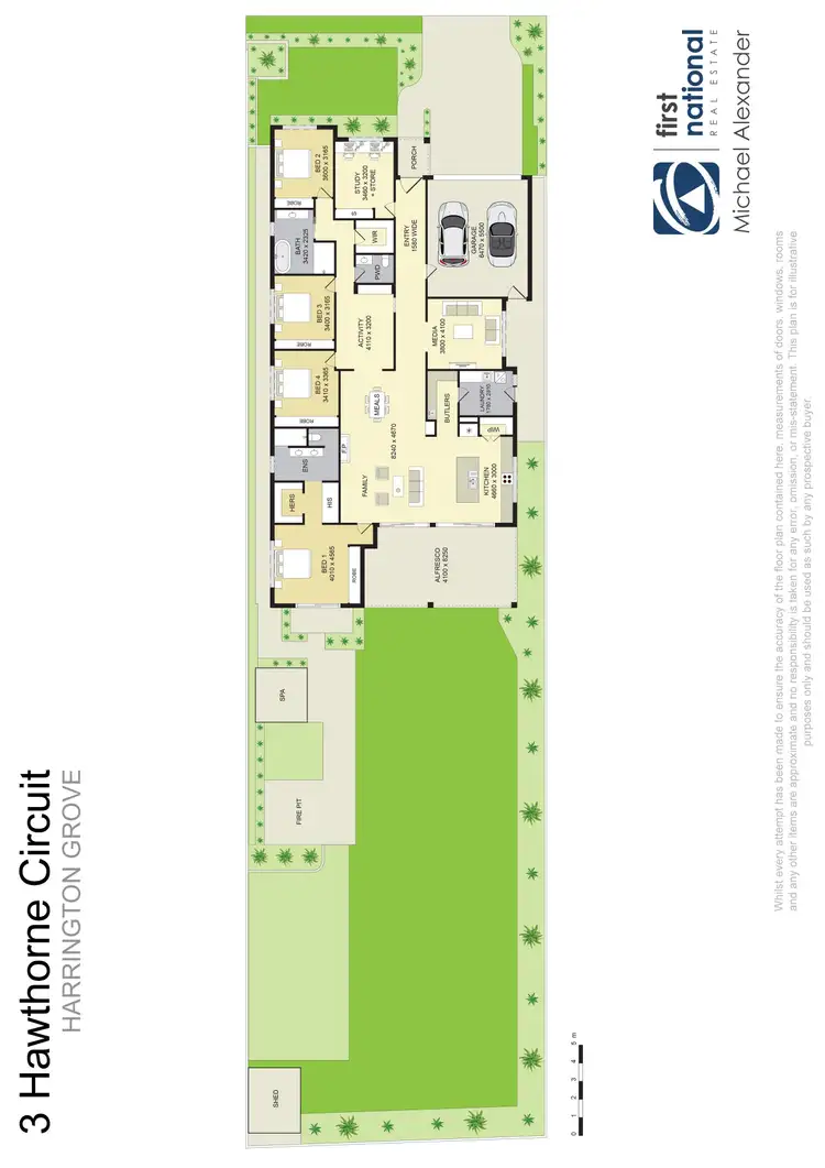 Floorplan of Homely house listing, 3 Hawthorne Circuit, Harrington Park NSW 2567