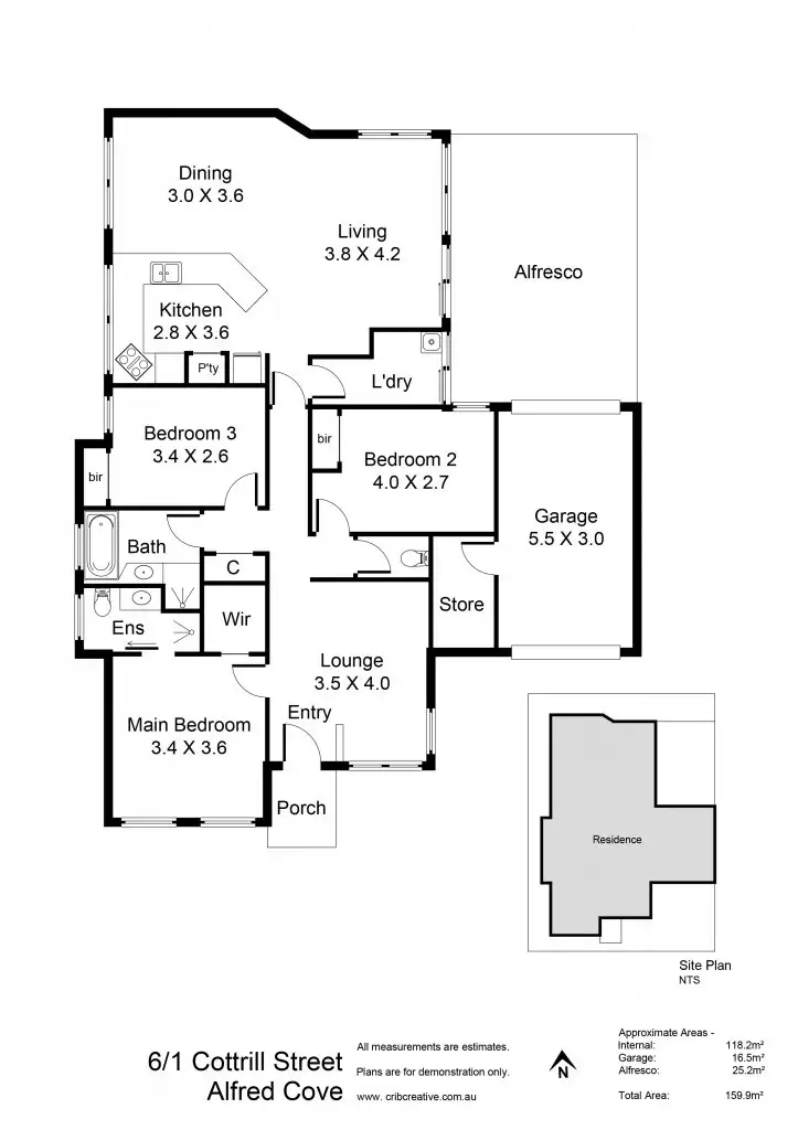 Floorplan of Homely house listing, 6/1 Cottrill Street, Alfred Cove WA 6154