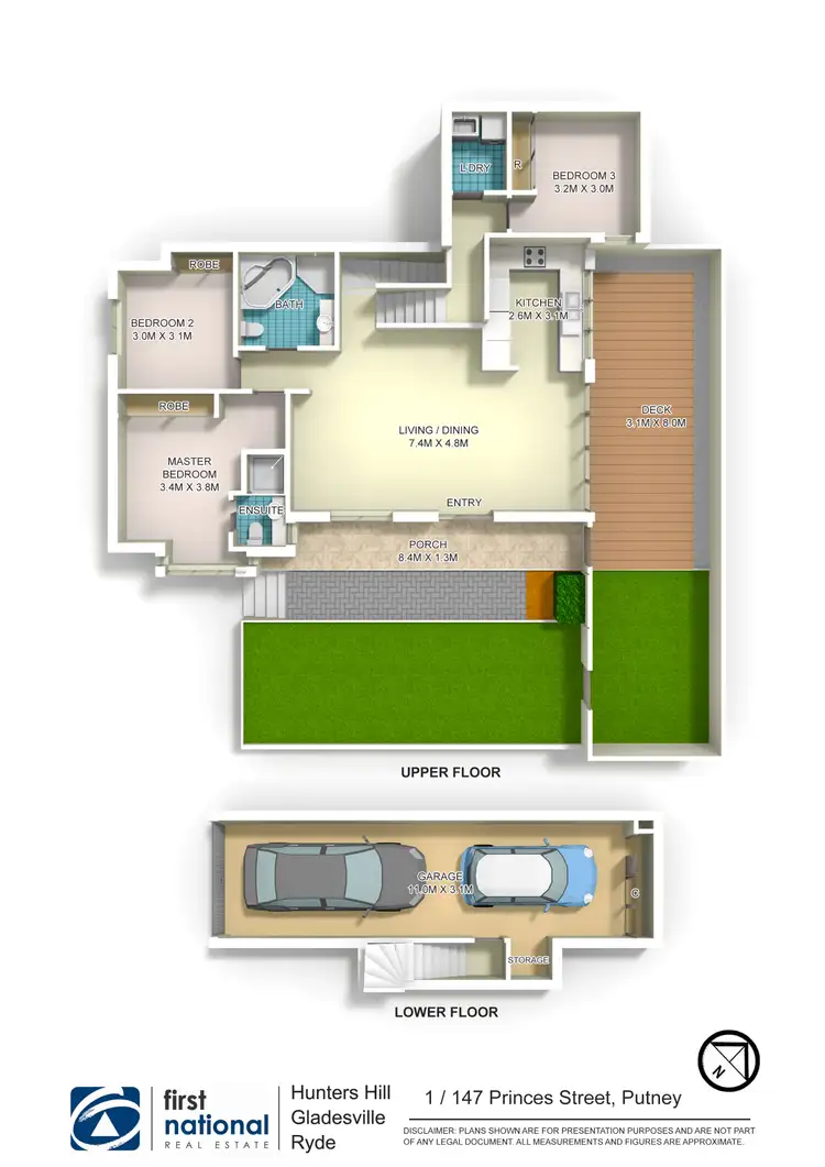 Floorplan of Homely house listing, 1/147 Princes Street, Putney NSW 2112