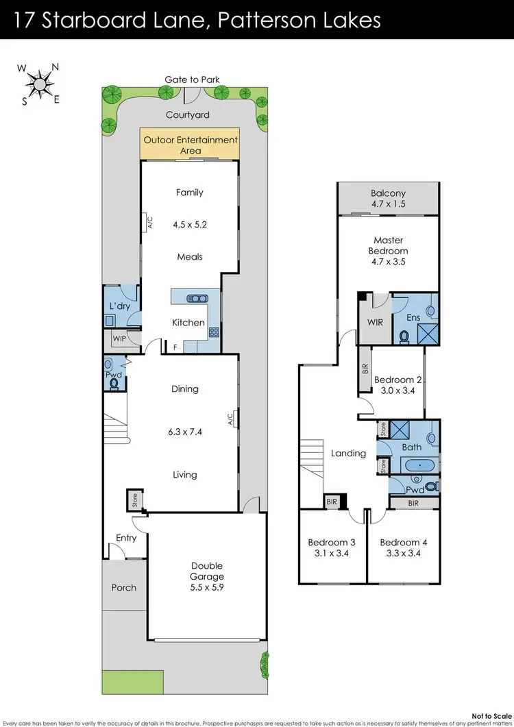 Floorplan of Homely house listing, 17 Starboard Lane, Patterson Lakes VIC 3197