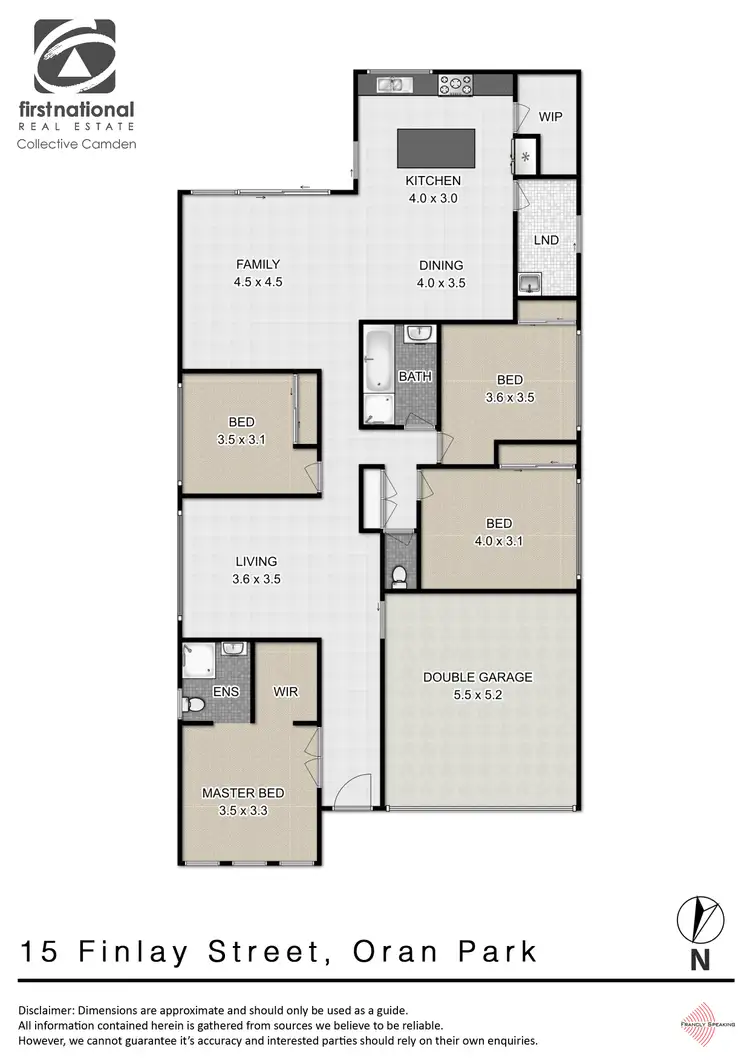 Floorplan of Homely house listing, 15 Finlay Street, Oran Park NSW 2570