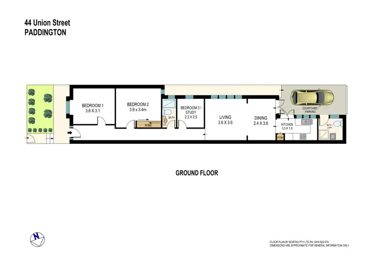 Floorplan of Homely house listing, 44 Union Street, Paddington NSW 2021
