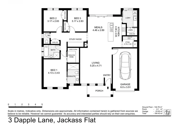 Floorplan of Homely house listing, 3 Dapple Lane, Jackass Flat VIC 3556