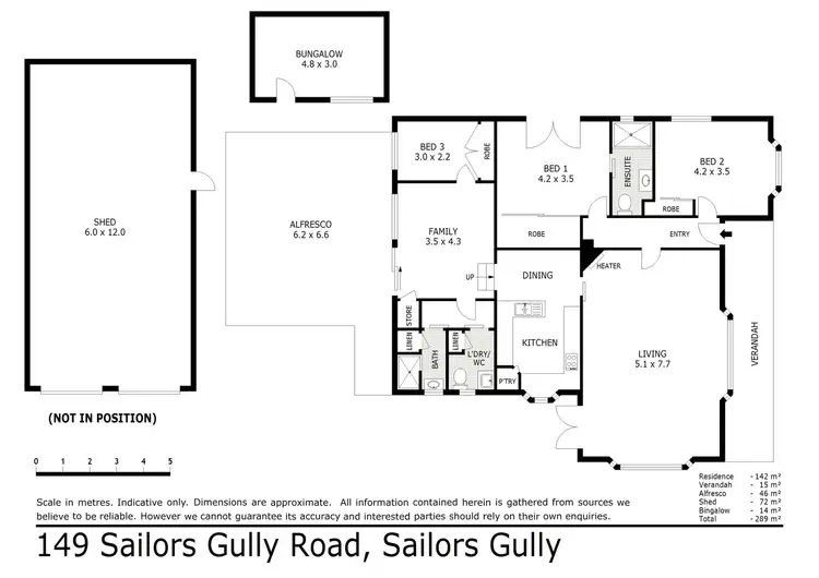 Floorplan of Homely house listing, 149 Sailors Gully Road, Sailors Gully VIC 3556