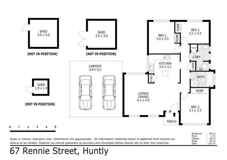 Floorplan of Homely house listing, 67 Rennie Street, Huntly VIC 3551