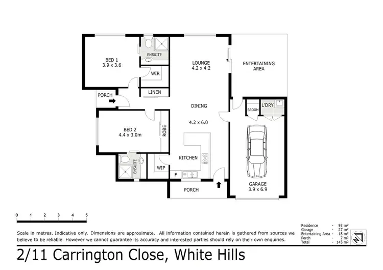 Floorplan of Homely house listing, 2/11 Carrington Close, White Hills VIC 3550