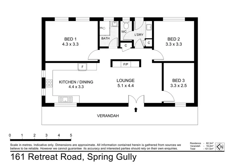 Floorplan of Homely house listing, 161 Retreat Road, Spring Gully VIC 3550
