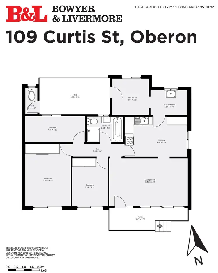 Floorplan of Homely house listing, 109 Curtis Street, Oberon NSW 2787
