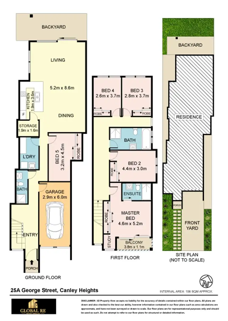 Floorplan of Homely semi-detached listing, 25A George Street, Canley Heights NSW 2166