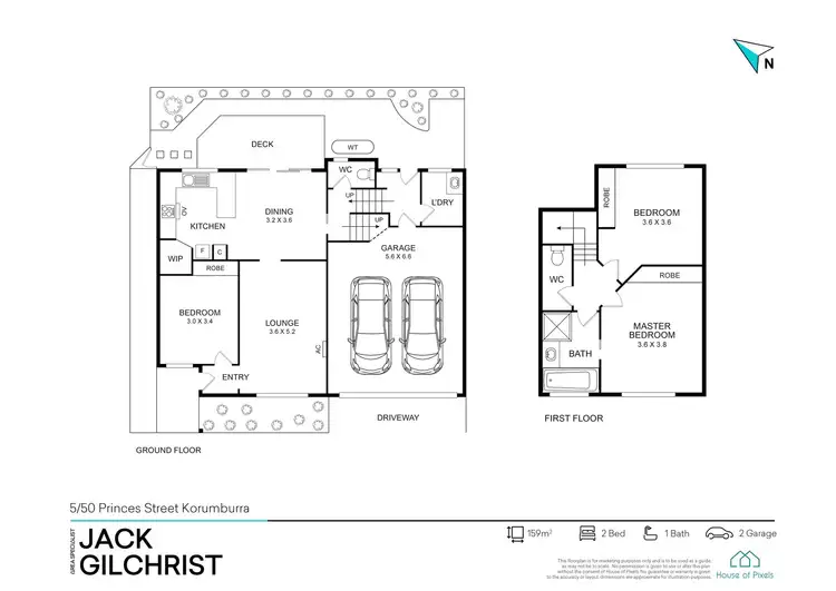 Floorplan of Homely unit listing, 5/50 Princes Street, Korumburra VIC 3950
