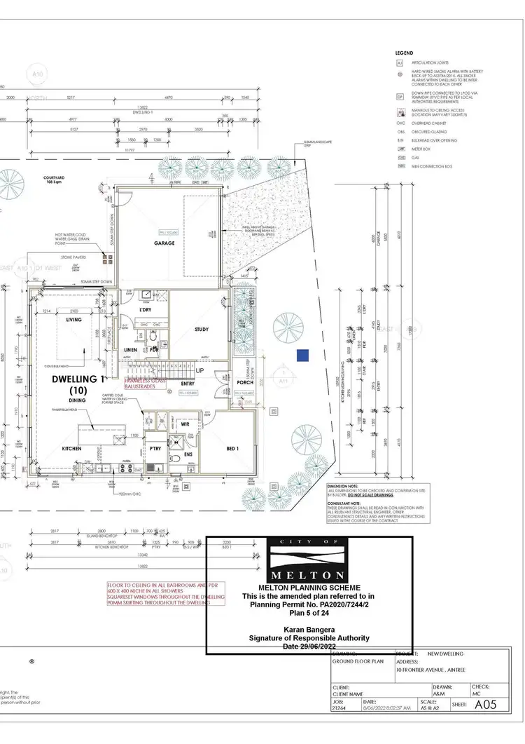 Floorplan of Homely house listing, 10 Frontier Avenue, Aintree VIC 3336