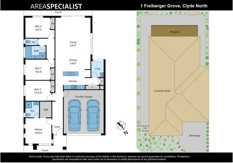 Floorplan of Homely house listing, 1 Freiberger Grove, Clyde North VIC 3978
