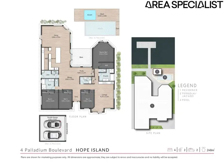 Floorplan of Homely house listing, 4 Palladium Boulevard, Hope Island QLD 4212