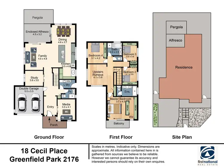 Floorplan of Homely house listing, 18 Cecil Place, Greenfield Park NSW 2176