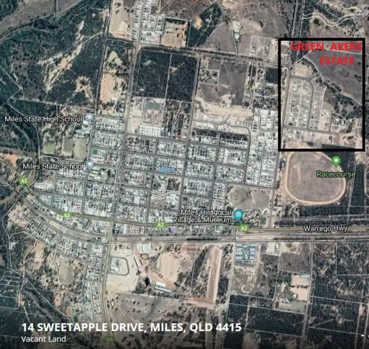 Floorplan of Homely land listing, 13 Vowles Street, Miles QLD 4415