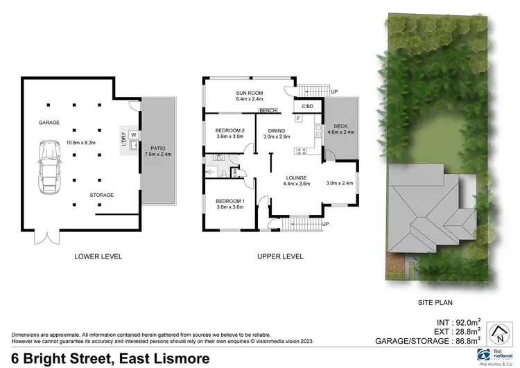 Floorplan of Homely house listing, 6 Bright Street, East Lismore NSW 2480