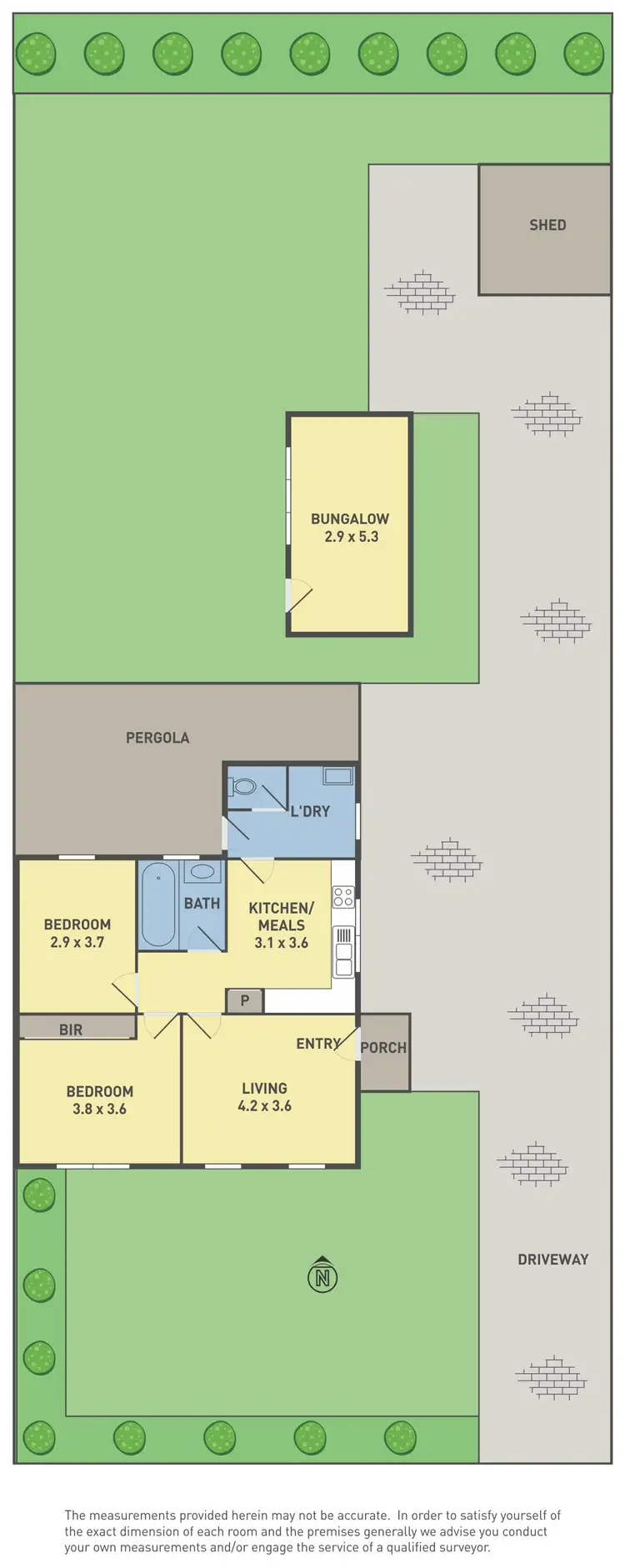 Floorplan of Homely house listing, 3 Myalla Street, Braybrook VIC 3019