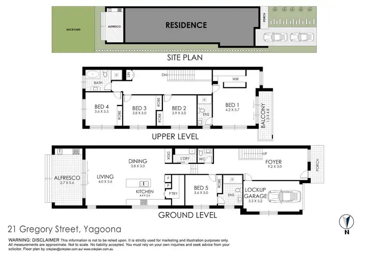 Floorplan of Homely house listing, 21a Gregory Street, Yagoona NSW 2199