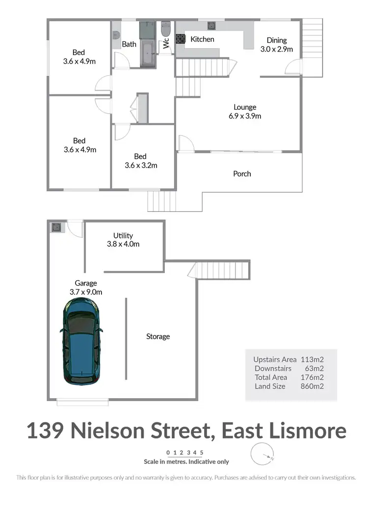 Floorplan of Homely house listing, 139 Nielson Street, East Lismore NSW 2480