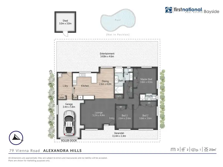 Floorplan of Homely house listing, 79 Vienna Road, Alexandra Hills QLD 4161