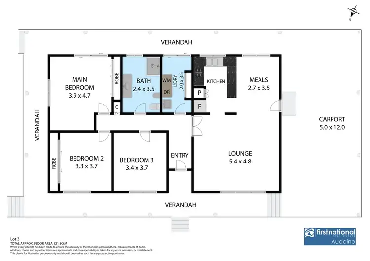 Floorplan of Homely house listing, Lot 3, 135 Korumburra-Bena Road, Korumburra VIC 3950