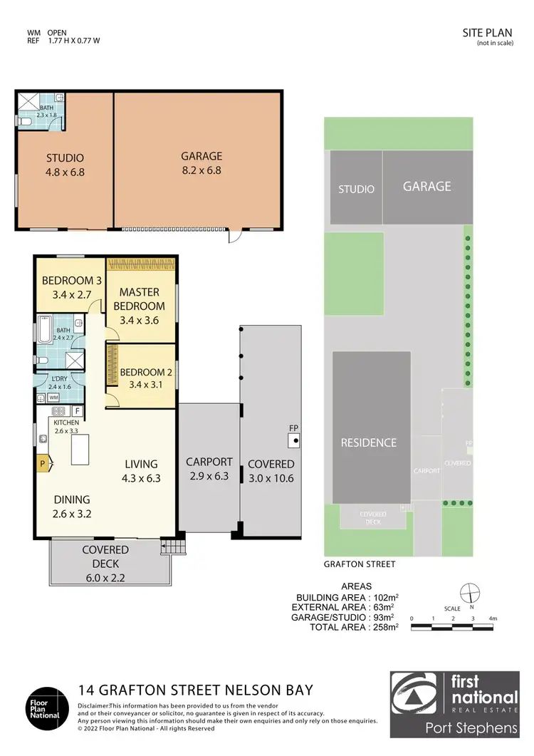 Floorplan of Homely house listing, 14 Grafton Street, Nelson Bay NSW 2315