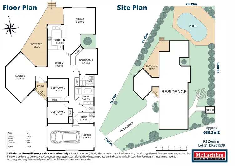 Floorplan of Homely house listing, 5 Kindarun Close, Killarney Vale NSW 2261