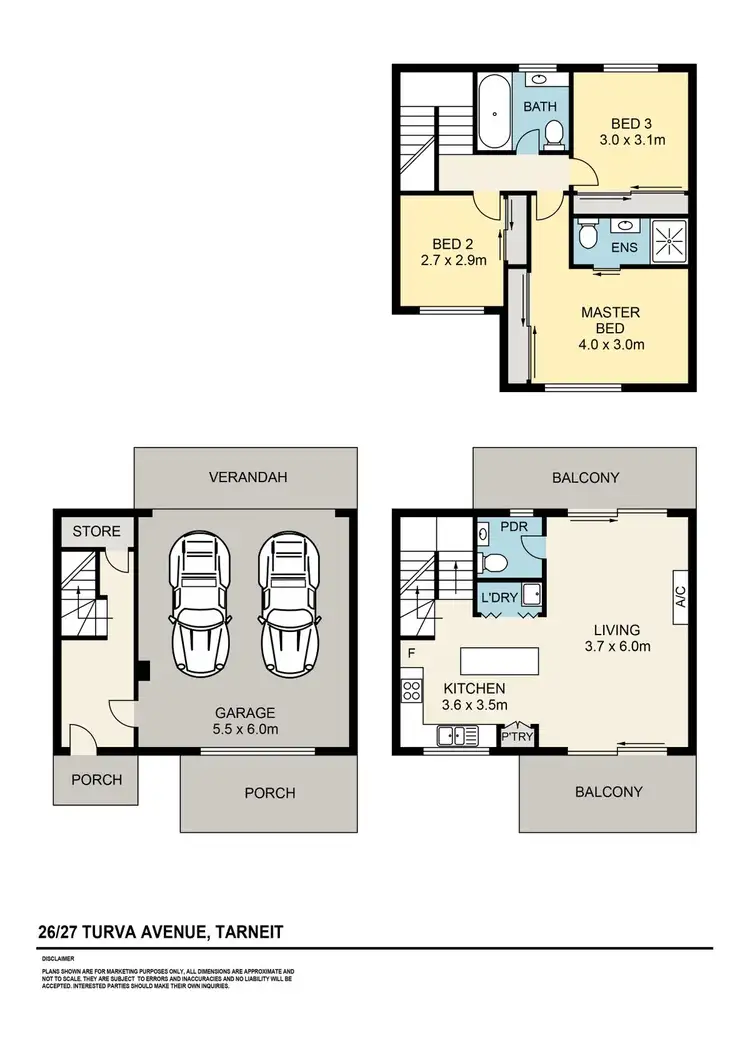 Floorplan of Homely house listing, 26/27 Turva Avenue, Tarneit VIC 3029