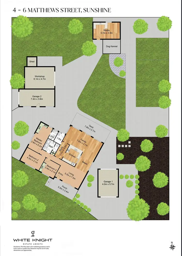 Floorplan of Homely house listing, 4-6 Matthews Street, Sunshine VIC 3020
