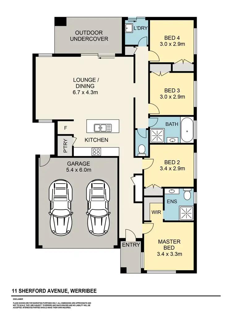 Floorplan of Homely house listing, 11 Sherford Avenue, Werribee VIC 3030