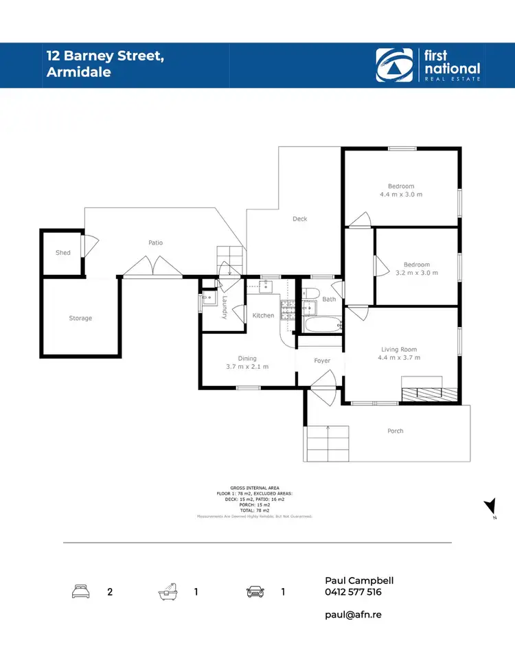 Floorplan of Homely house listing, 12 Barney Street, Armidale NSW 2350